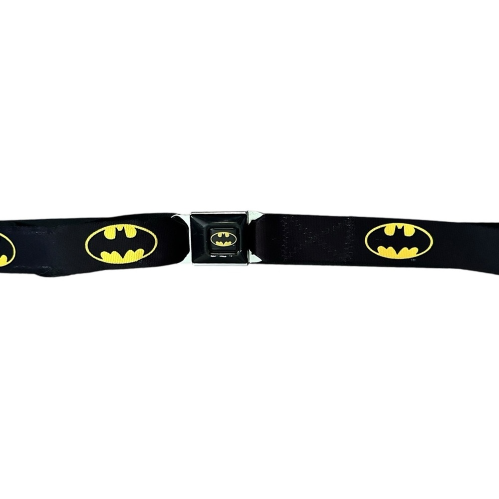 Buckle-Down Black and Yellow Batman Belt